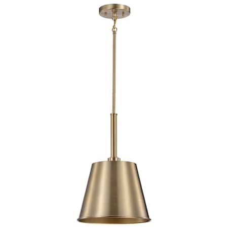 Nuvo Alexis 1-Light Small Pendant - Burnished Brass and Gold Finish 60/7939